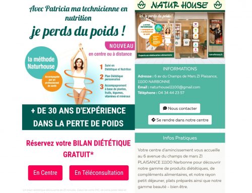 Nouveau partenariat avec Naturhouse à Narbonne